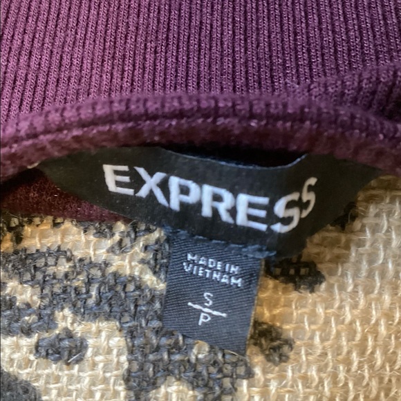 Express Fine Rib Sweater Sz S - Picture 5 of 6